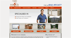 Desktop Screenshot of garagedoors-gates.com